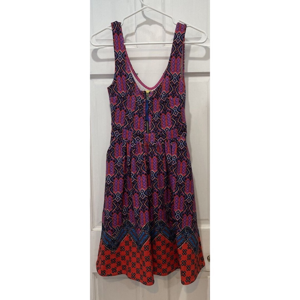 Maeve Anthropologie Multicolor Sleeveless Dress with Pockets Size 0